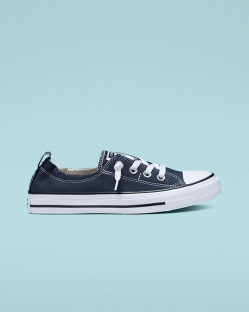 Converse Chuck Taylor All Star Shoreline Női Slip On Sötétkék | HFVSDMB-HU